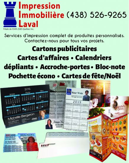 Impression Immobilière Laval